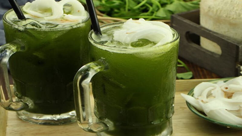 Rau má đậu xanh sữa dừa chứa khoảng 320 calo/1 ly