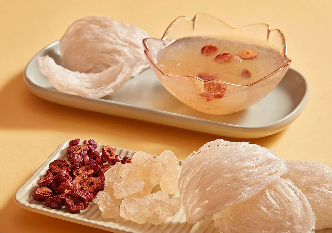 Thành phẩm tổ yến chưng đường phèn thơm ngon giàu dinh dưỡng