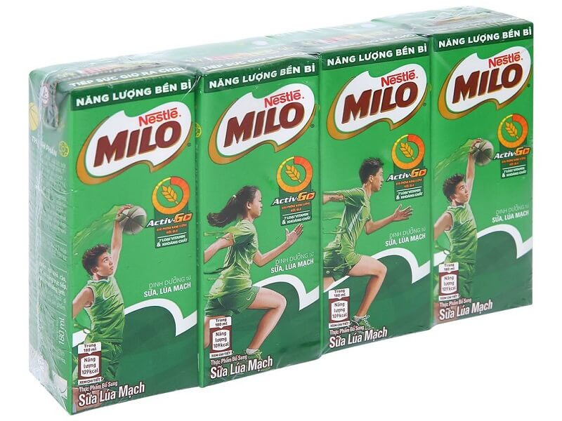 Sữa Milo là thức uống dinh dưỡng được ưa chuộng