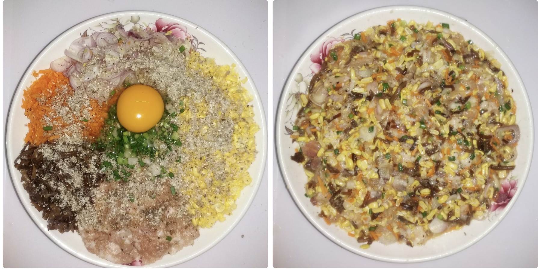 Trộn đều các nguyên liệu