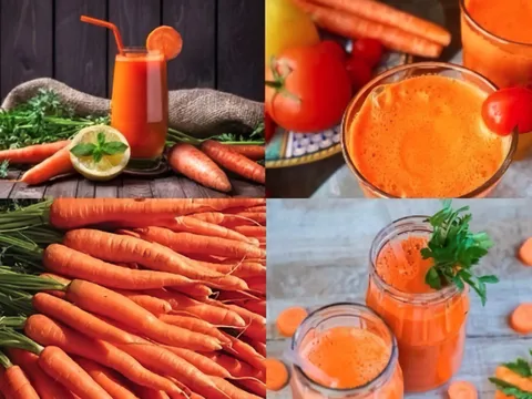 Nước ép cà rốt bao nhiêu calo? Bật mí 4 công thức nước ép mix cà rốt giúp đẹp da giữ dáng