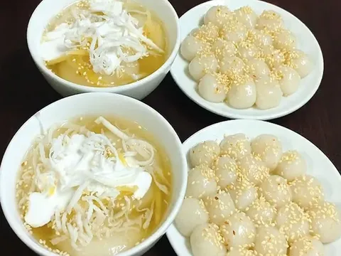 Mách bạn cách làm bánh trôi nước dẻo thơm ngày Tết Hàn Thực